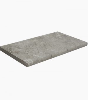 Travertine Warehouse 12x24 Talya Gray Premium Select Leather Marble Pool Coping
