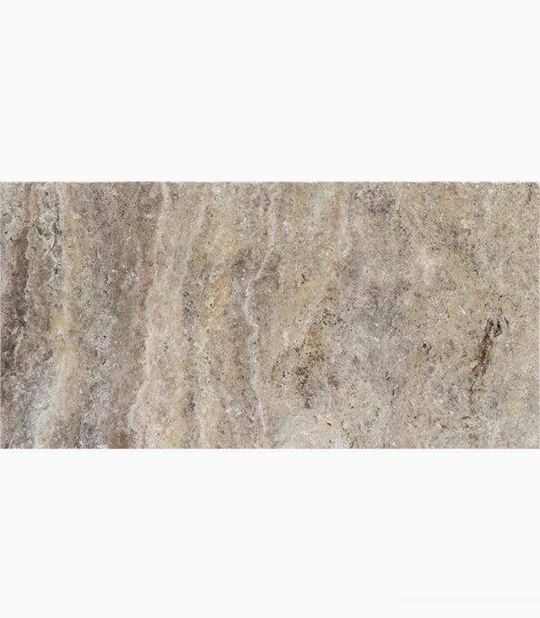 6x12 MEDIUM RIVER TUMBLED TRAVERTINE PAVER - Travertine Warehouse