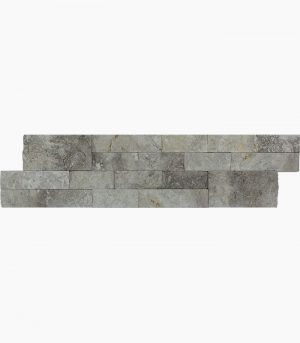 Travertine Warehouse 6x24 Talya Gray Premium Select Split-Face Marble Ledger Panel